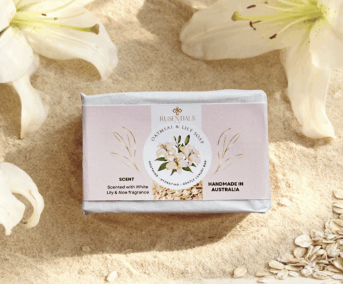 Oatmeal & Lily cleansing soap bar